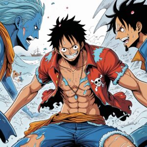 One Piece Wano Country Arc battle scene onepiecemanga